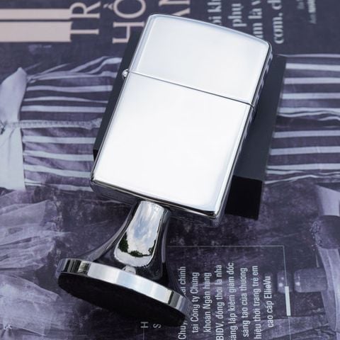 Bật lửa Zippo la mã 1993 trắng trơn bóng - Zippo để bàn New Full Box
