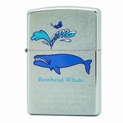 Hộp quẹt Zippo la mã năm 1997 XIII chủ đề cá voi xanh