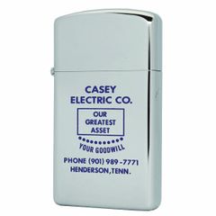 Zippo slim usa cổ xưa năm 1973 chủ đề Casey Electric Co