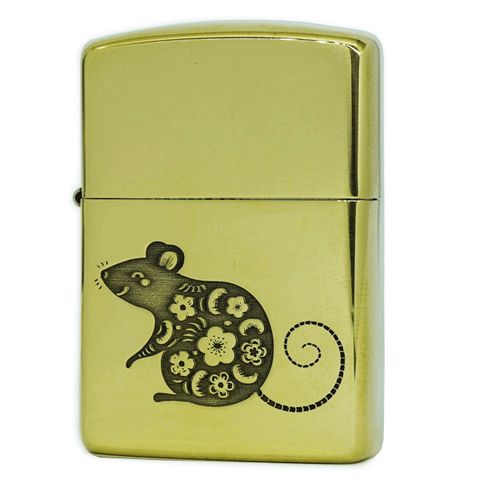 Zippo USA Armor chủ đề 12 con giáp năm tý