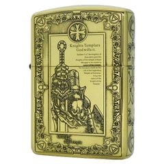 Bật lửa Zippo USA Armor God Wills It chủ đề Hiệp sĩ trung cổ