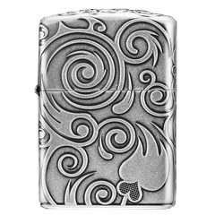 Bật lửa Zippo Armor xuất Nhật chủ đề vòng xoáy lửa