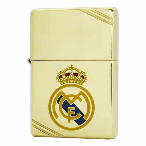 Zippo USA Vintage tái bản 1937 logo FC Real Madrid