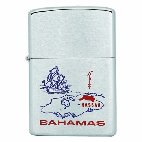 Zippo USA cổ xưa 1972 chủ đề BAHAMAS NASSAU
