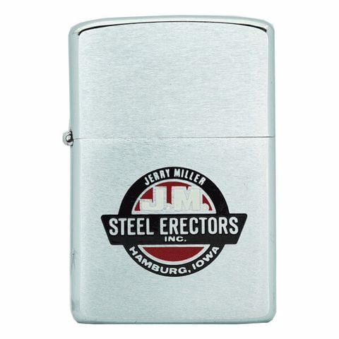 Bật lửa Zippo cổ xưa 1981 chủ đề Steel Erectors