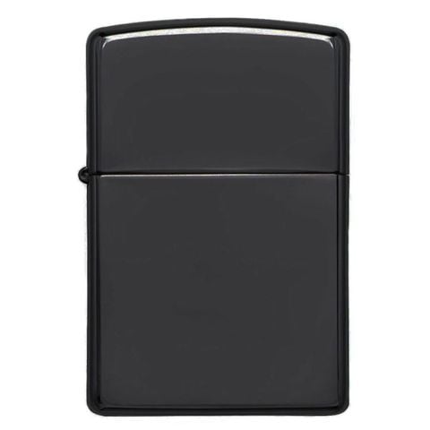 Bật lửa Zippo USA Ebony đen bóng