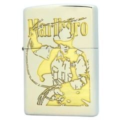 Bật lửa Zippo USA trắng bóng chủ đề cao bồi Marlboro