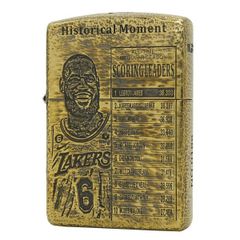 Zippo limited xuất Nhật khắc gõ búa chủ đề cầu thủ bóng rổ LeBron James.