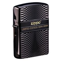Bật lửa Zippo armor Ebony đen bóng xuất Nhật Bản limited