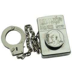 Bật lửa zippo la mã mạ bạc năm 1996 đính emblem chủ đề truyện Fujiko
