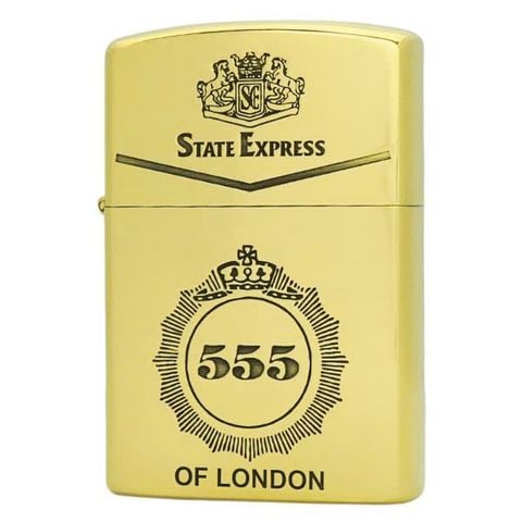 Bật lửa Zorro Ultimate Justice Brass logo 555 vàng