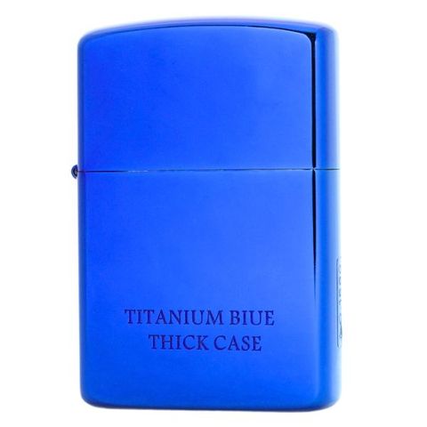 Zorro Ultimate Justice Supper Brass Titanium Blue Thick Case Limited