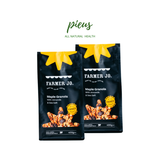  Granola siêu hạt ăn kiêng, giảm cân không đường vị siro phong | Maple Granola With Almonds & Sea Salt Farmer Jo 400g | Nhập khẩu Úc | Phù hợp ăn Eat clean Keto 