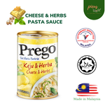  Sốt mỳ Ý Phô mai & Thảo mộc | Cheese & Herbs Pasta sauce Prego 290 g - Sốt Pasta đóng hộp tiện lợi thương hiệu Mỹ | SX Malaysia [Pieus House] 