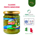  Sốt Pesto xanh | Pesto Alla Genovese Classico Divella 190g - Pesto Sauce - Đặc trưng ẩm thực Ý đóng hộp nhập khẩu Ý tiện lợi 