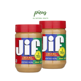  Bơ đậu phộng mịn | Creamy peanut butter Jif 454g – Bơ phết ăn kiêng, eatclean nhập khẩu Mỹ 