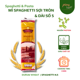  Mì ý sợi tròn dài | Spaghetti Castello N.5 500g - Mì spaghetti nguyên liệu nấu ăn giàu dinh dưỡng nhập khẩu Ý 