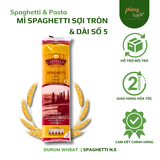  Mì ý sợi tròn dài | Spaghetti Castello N.5 500g - Mì spaghetti nguyên liệu nấu ăn giàu dinh dưỡng nhập khẩu Ý 