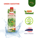  Sinh tố rau xanh & trái cây với tép cam | Green Smoothie Malee Homestyle Fiber Flow 1L - Nước trái cây Detox thanh lọc cơ thể nhập khẩu 