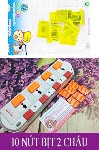 Bộ 10 Bịt Ổ Điện 2 Chấu ( HPG146 )