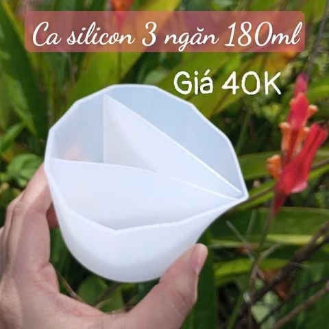 Ca silicon 3 ngăn 180ml ( SM1944 ) mẫu 2024