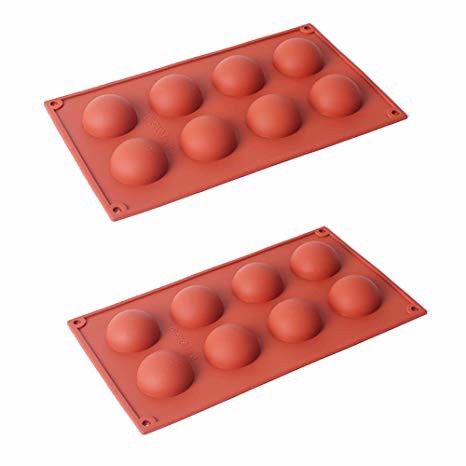 Khuôn nướng bánh silicon 8 bán cầu 4.8cm ( SM877 )