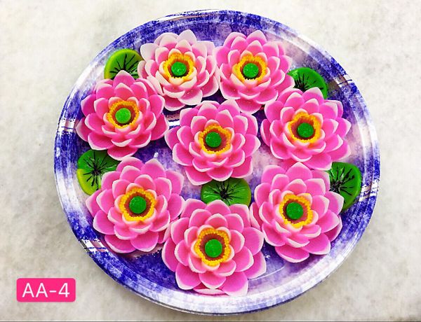 Khuôn silicon làm rau câu hoa sen 4 tầng 9,5cm ( TC080 )
