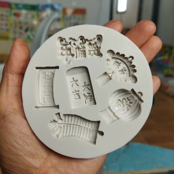 Khuôn silicon dây pháo đèn trung thu nhỏ 3cm ( TC185 )