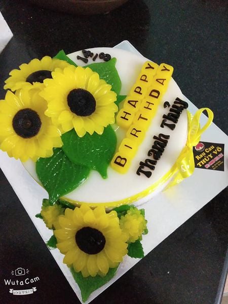 Khuôn silicon hoa hướng dương to 9,5cm ( TC1224 )