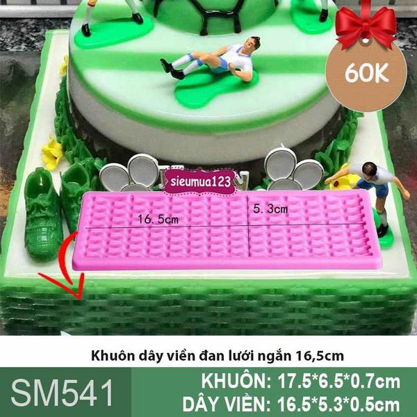 Khuôn dây viền đan lưới ngắn 16,5cm ( SM541 )