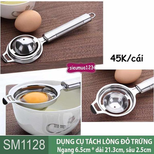 Dụng cụ tách lòng đỏ trứng inox ( SM1128 )