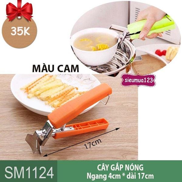 Cây gắp nóng tô chén bát đựng thức ăn dài 17cm tiện lợi và chắc chắn ( SM1124 )