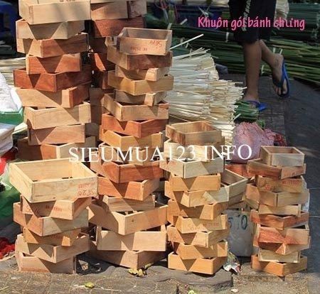 Khuôn Bánh Chưng (1 Khung Gỗ) size 10-18cm