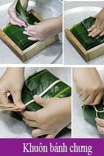 Khuôn Bánh Chưng (1 Khung Gỗ) size 10-18cm