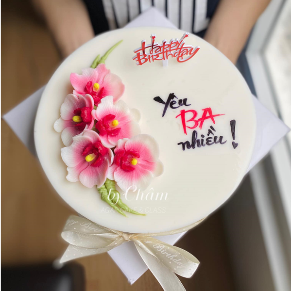 Khuôn silicon hoa lan hồ điệp 6cm ( SM845 )