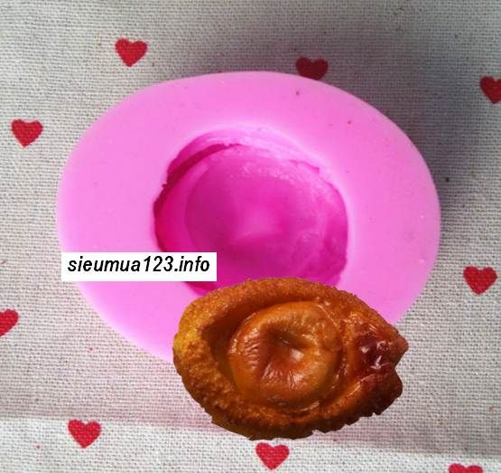 Khuôn rau câu silicon 4d : khuôn con bào ngư 6cm ( TC693 )