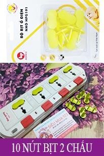 Bộ 10 Bịt Ổ Điện 2 Chấu ( HPG191 )
