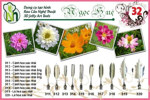 Bộ 10 Kim 3d Số 32 ( chính hãng Ngọc Huệ )