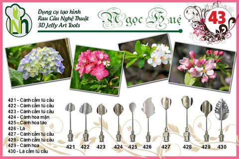 Bộ 10 Kim 3d Số 43 ( chính hãng Ngọc Huệ )