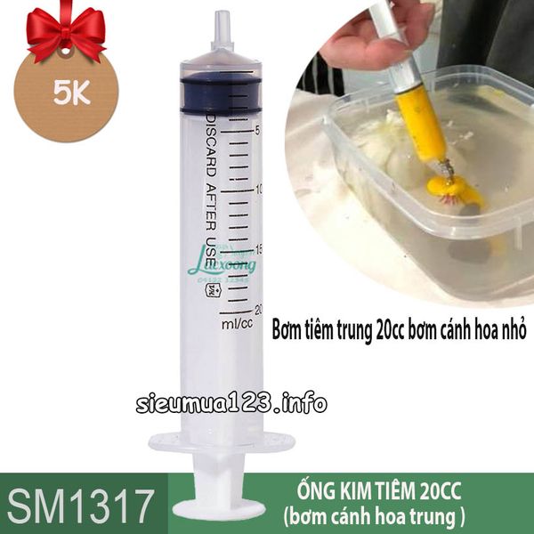 Bơm tiêm ( ống kim tiêm ) 20cc ( SM1317 )