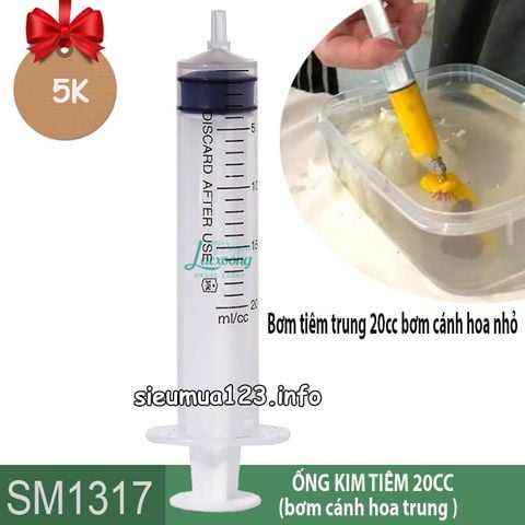 Bơm tiêm ( ống kim tiêm ) 20cc ( SM1317 )