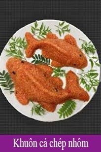 Khuôn nhôm con cá chép ép xôi ép cơm đổ rau câu hấp chả ( SM1631 )