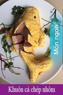 Khuôn nhôm con cá chép ép xôi ép cơm đổ rau câu hấp chả ( SM1631 )