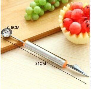Muỗng múc tỉa trái cây inox cao cấp cán dài 24cm ( SM1655 )
