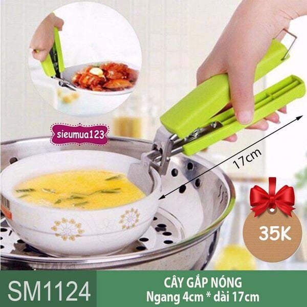 Cây gắp nóng tô chén bát đựng thức ăn dài 17cm tiện lợi và chắc chắn ( SM1124 )