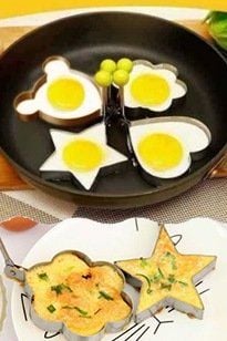 Bộ 4 Khuôn Chiên Trứng (ngôi sao, trái tim, hoa mai, mickey)