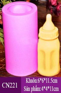 Khuôn silicon bình sữa cao 11cm ( CN221 )