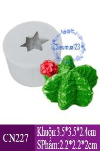 Khuôn silicon xương rồng nhỏ M9 size 2cm ( CN227 ) tạm tắt vì ko biết còn hàng hay ko