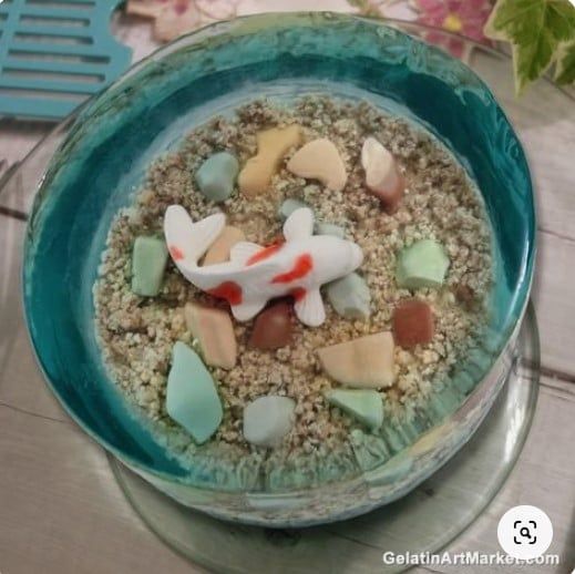 Khuôn silicon làm bánh trung thu cá Koi 6cm ( TC150 )