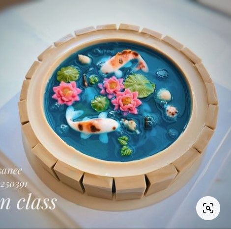 Khuôn silicon làm bánh trung thu cá Koi 6cm ( TC150 )